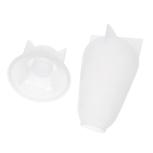 HAPINARY Silikon Gießform für Epoxidharz Hitzebeständige Flexible Lampenform mit Stabilem Sockel Transparentes Resin Gießform DIY für Kerzen Seife Blumen Bastelprojekte von HAPINARY