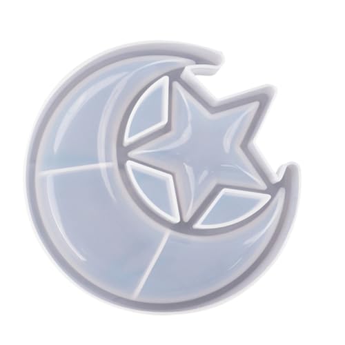 HAPINARY Silikonform Epoxidharz Gießform Halbmond Stern Storage Tray Hitzebeständig Flexibel für DIY Dekoration Aufbewahrungsbox Tablett Kreative Schmuckschale HAPINARY Silikonform Epoxidharz Gießform Halbmond Stern Storage Tray Hitzebeständig Flexibel für DIY Dekoration Aufbewahrungsbox Tablett Kreative Schmuckschale von HAPINARY