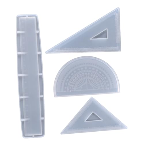HAPINARY Silikonform Lineal Präzise Epoxidharz Gießform für Gerade Lineale Vielseitig für DIY Bastelprojekte Kleines Maß zum Zeichnen Schneiden und Kreativen Gestalten von HAPINARY