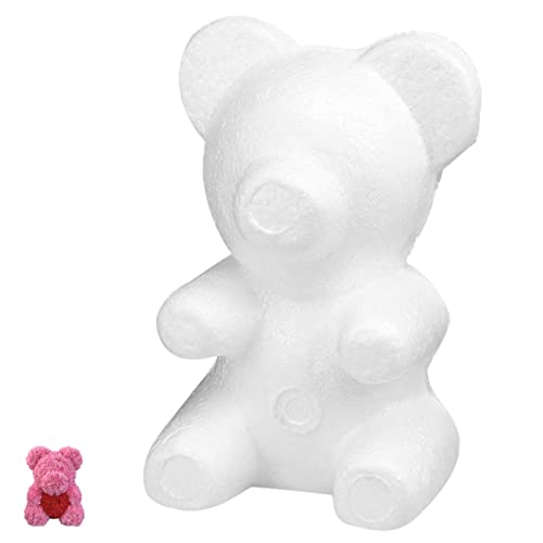 HAPINARY Schaumbär Rosa Zum Basteln Große Schaumbär-Form Für DIY-Dekoration Und Kunsthandwerk Leere Bärenfigur Aus Styropor HAPINARY Schaumbär Rosa Zum Basteln Große Schaumbär-Form Für DIY-Dekoration Und Kunsthandwerk Leere Bärenfigur Aus Styropor von HAPINARY
