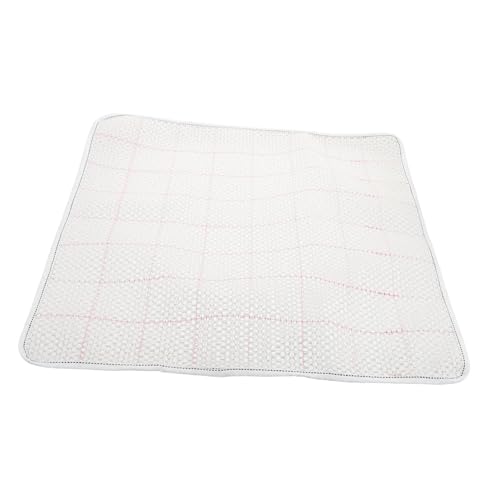 HAPINARY Stickmaterial Teppiche Teppich Stickereien Tufting-Tuch Für Teppiche Teppichstickstoff Selber Machen Bastelmaterial Aus Stoff Tufting-zubehör Tufting-Stoff Polyester Weiß von HAPINARY