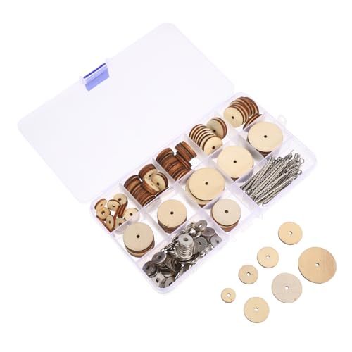 HAPINARY Teiliges Bewegliche Puppengelenke aus Metall und Holz für DIY Teddybären und Stofftiere Flexible Bastelzubehör mit Aufbewahrungsbox Vielseitig Einsetzbar für Puppenbau und HAPINARY Teiliges Bewegliche Puppengelenke aus Metall und Holz für DIY Teddybären und Stofftiere Flexible Bastelzubehör mit Aufbewahrungsbox Vielseitig Einsetzbar für Puppenbau und von HAPINARY