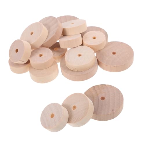 HAPINARY Teiliges Holzräder für DIY Bastelprojekte Kreative Werkstatträder Leicht zu Bemalen Sicher für Modellbau und Schulprojekte HAPINARY Teiliges Holzräder für DIY Bastelprojekte Kreative Werkstatträder Leicht zu Bemalen Sicher für Modellbau und Schulprojekte von HAPINARY