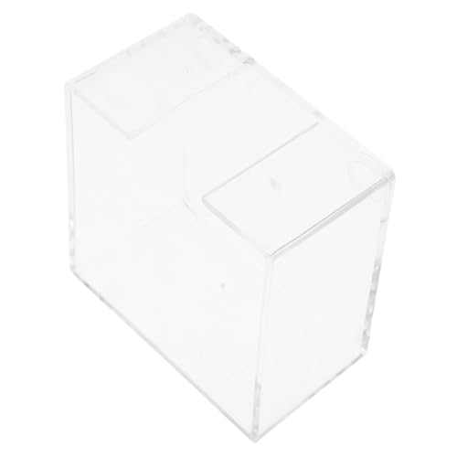HAPINARY Transparenter Acryl Notizblock Organizer mit Selbstklebendem Notizpapier Spender für Schule und Zuhause Stilvoller und Praktischer Schreibtisch Zubehörhalter zur Notizorganisation von HAPINARY