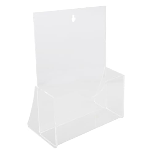 HAPINARY Transparenter Acryl-broschürenhalter Zeitschriftenständer Grußkartenständer Präsentationsständer Menühalter Papierständer Organizer Für Broschüren von HAPINARY