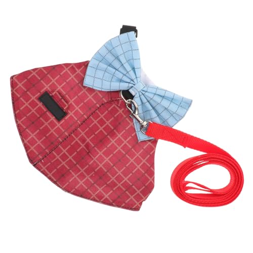 HAPINARY Verstellbares Kaninchen-Geschirr Set mit Leine Schnelles Anlegen Komfortables Bunny Outfit Sichere Kontrolle für Kleine Haustiere Geeignet für Spaziergänge und Outdoor-aktivitäten von HAPINARY