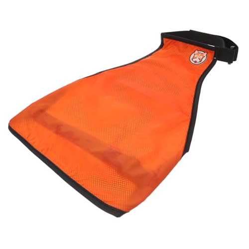 HAPINARY Wasserdichter Verstellbarer Hundebauchschutz Regenmantel Leichter Atmungsaktiver Hundemantel für Hunde und Welpen Orange für Outdoor und Regentage von HAPINARY