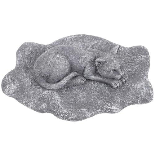 HAPINARY Wetterfeste Tiergrabstein Deko aus Widerstandsfähigem Harz in Natürlicher Steinoptik Langlebiger Haustier Gedenkstein für Garten und Außenbereich Dekoratives Andenken für Hunde und von HAPINARY