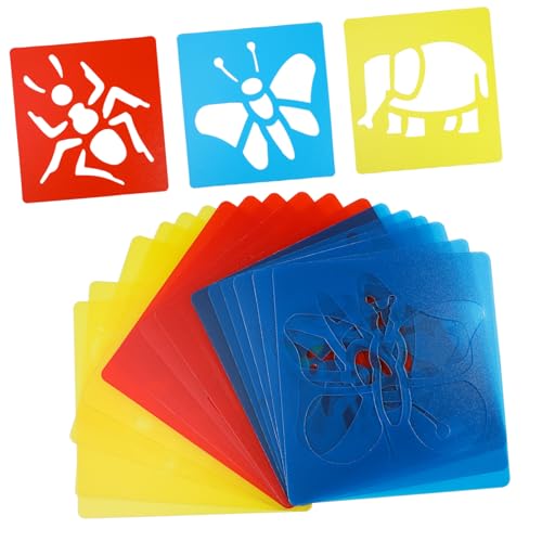 HAPINARY Wiederverwendbare Malerschablonen für Wände und Bastelprojekte Große Tier Dinosaurier malvorlagen aus Robustem Pet Vielseitige Schablonen für Wand Boden Papiergestaltung von HAPINARY