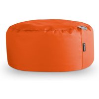 Happers - Sitzsack Pouf aus Kunstleder Orange Orange - Orange von HAPPERS