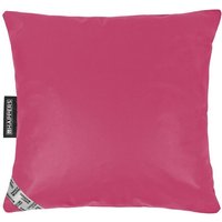Happers - Kissen aus Kunstleder Pink 50x30 Pink - Pink von HAPPERS
