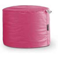 Sitzsack Pouf Hocker aus Kunstleder Pink Pink - Pink von HAPPERS