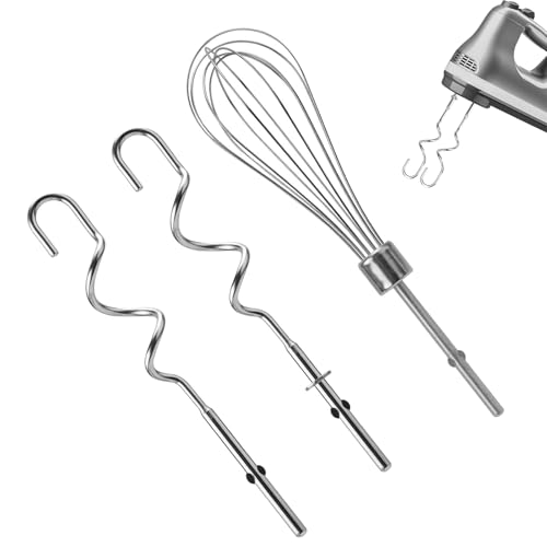 HAPPOW Handmixer für Kitchenaid KHM3 KHM5 KHM7 KHM9 KHM926 KHM7210 KHM512 KHM312 KHM920 KHM720 KHM53, Zubehör für Kitchen Aid Handrührgerät, mit 2 Knethaken,1 Ersatz-Ei-Schläger, Edelstahl Material HAPPOW Handmixer für Kitchenaid KHM3 KHM5 KHM7 KHM9 KHM926 KHM7210 KHM512 KHM312 KHM920 KHM720 KHM53, Zubehör für Kitchen Aid Handrührgerät, mit 2 Knethaken,1 Ersatz-Ei-Schläger, Edelstahl Material von HAPPOW