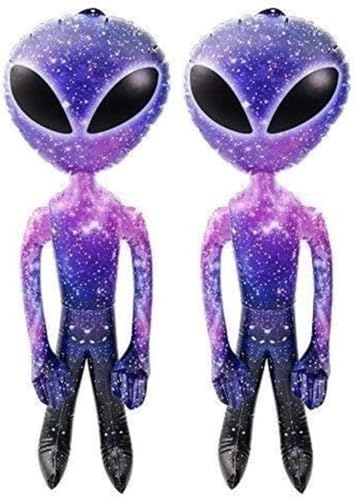 Galaxy Space Alien Aufblasen, 91 cm, 2-teiliges Set, UFO-Dekorationsspielzeug von HAPPY DEALS ~