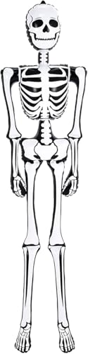 Halloween-Skelett zum Aufblasen, 183 cm, 1 x Dekoration (1 x Skelett) von HAPPY DEALS ~