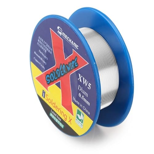 Lötzinn, Niedertemperatur 138 ℃ Bleifreies Lot (Sn42 Bi50 Cu8 / 0.5mm, 50g) von HAPPY FINDING