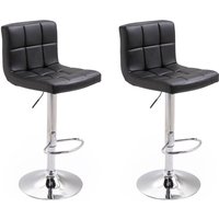 2er Set Barhocker schwarz MIKE von HAPPY GARDEN