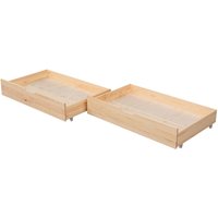 2er Set Holzschubladen zur Aufbewahrung des Bettes von HAPPY GARDEN