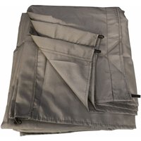 Stoff für freistehende Pergola 3 × 3m cassis taupe von HAPPY GARDEN