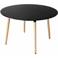 Runder Tisch 120cm schwarz martha von HAPPY GARDEN