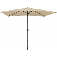 Sonnenschirm gerade hapuna rechteckig 2x3m beige - Beige von HAPPY GARDEN