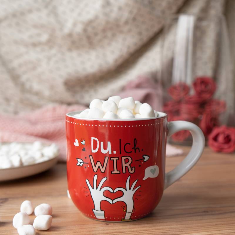Große Tasse »Du.Ich.Wir« von HAPPYLIFE