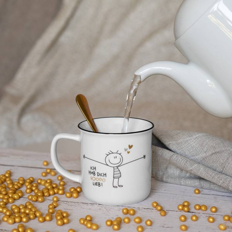 Lieblingsbecher »Hab dich soooo lieb« von HAPPYLIFE
