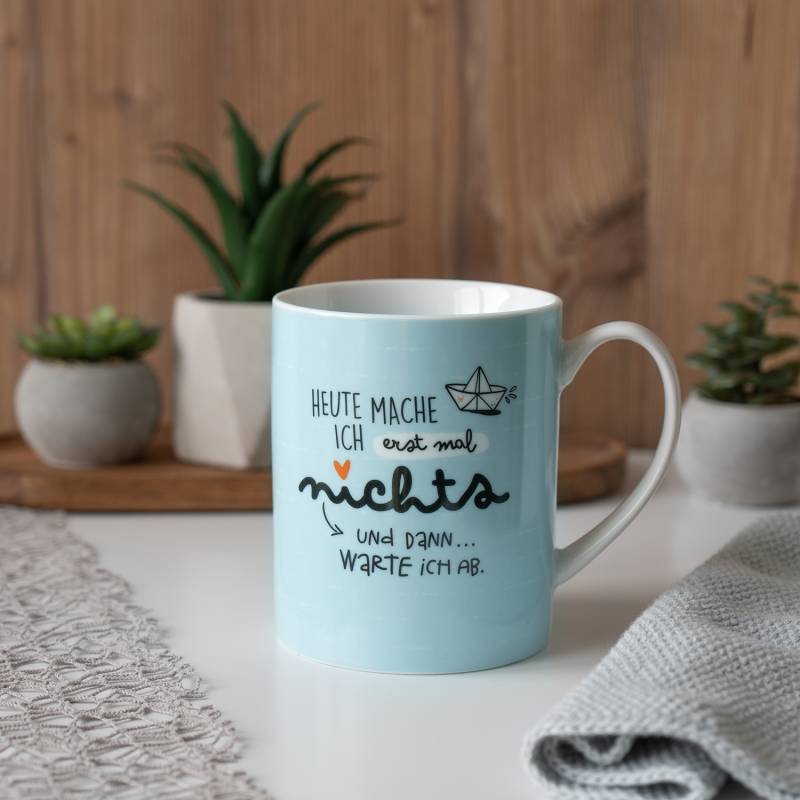 XL-Tasse »Heute mache ich erst mal nichts« von HAPPYLIFE