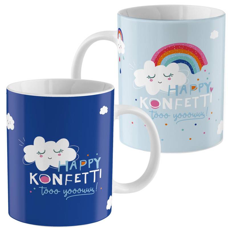 Zaubertasse Motiv »Regenbogen« von HAPPYLIFE