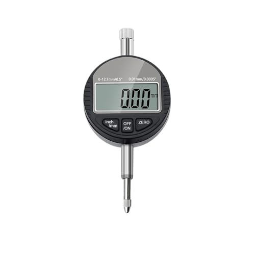 0–12,7 mm Digitalanzeige-Mikrometer, elektronischer Mikrometer, Stundenanzeige, Präzisions-Komparator, Uhr-Messwerkzeug(Digital 0.01mm) von HAPRSLIKG