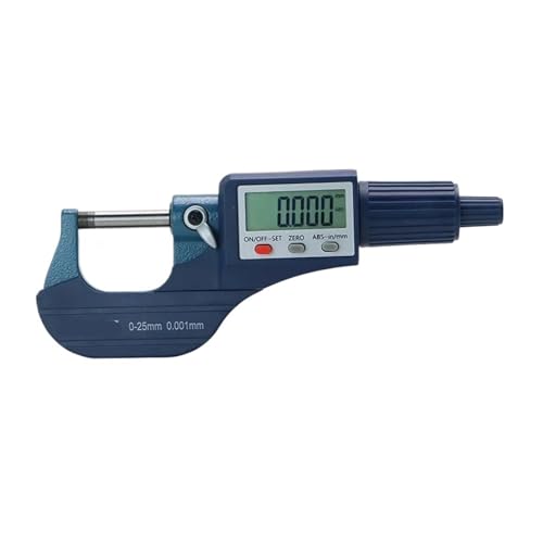0-25/25-50/50-75/100 mm Digital-Mikrometer, elektronisches Mikrometer, Werkzeug mit Digitalanzeige 0,001 mm (0-25 mm) von HAPRSLIKG