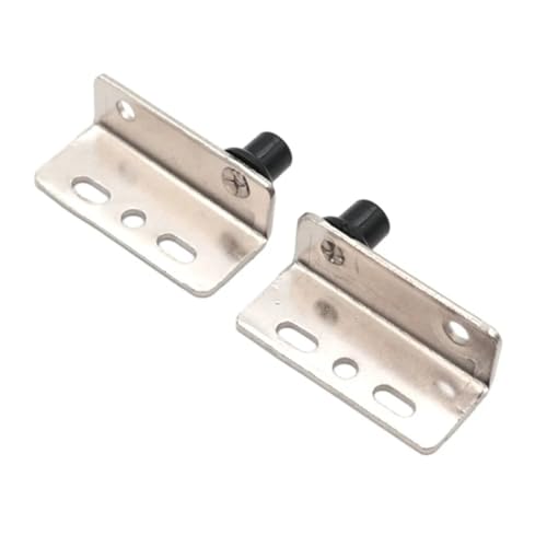 2er-Pack 40 x 18 mm silbernes CT-Eckcode-Scharnier mit versteckter Drehachse, robustes Eisenscharnier for Holztüren, Schränke und Kleiderschränke von HAPRSLIKG