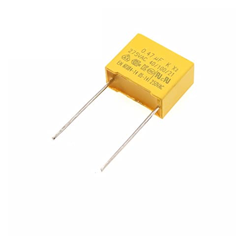 470nF Kondensator X2 275VAC Teilung 15mm X2 Polypropylen-Filmkondensator 0.47uF, 10 Stück von HAPRSLIKG