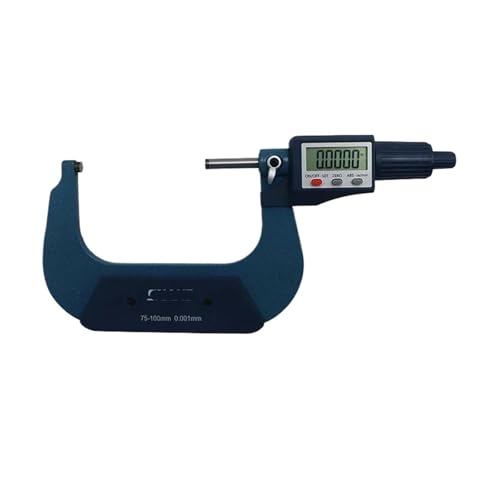 Digitales Mikrometer für den Außenbereich, elektronisches Mikrometer, 0-25/25-50/50-75/100 mm, Werkzeug mit Digitalanzeige (75-100 mm) von HAPRSLIKG