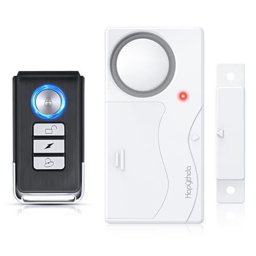 HAPYTHDA Türalarm Alarmanlage Haus mit Fensteralarm Außentürklingel 108dB Einbruchschutz, Kabelloser Kontaktsensoralarm, Tür Fenster Sensor Alarm, Innenpool Tür-Alarm HAPYTHDA Türalarm Alarmanlage Haus mit Fensteralarm Außentürklingel 108dB Einbruchschutz, Kabelloser Kontaktsensoralarm, Tür Fenster Sensor Alarm, Innenpool Tür-Alarm von HAPYTHDA
