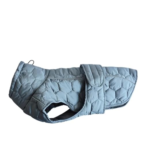 Mit Fleece Futter Winter Winter Warme Außen Schneebedeckte wasserdichte Bulldogge Whippet Labrador Greyhound Jacke Für Große Hunde,Blau,L Mit Fleece Futter Winter Winter Warme Außen Schneebedeckte wasserdichte Bulldogge Whippet Labrador Greyhound Jacke Für Große Hunde,Blau,L von HAQEPO