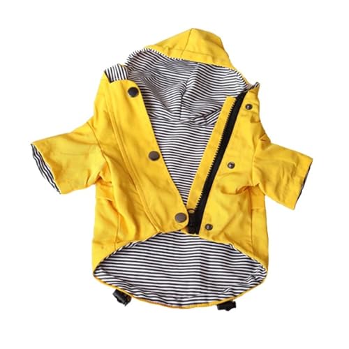 Windschutz Im Freien wasserdichte Hundelemmel,Gelb,4XL Windschutz Im Freien wasserdichte Hundelemmel,Gelb,4XL von HAQEPO