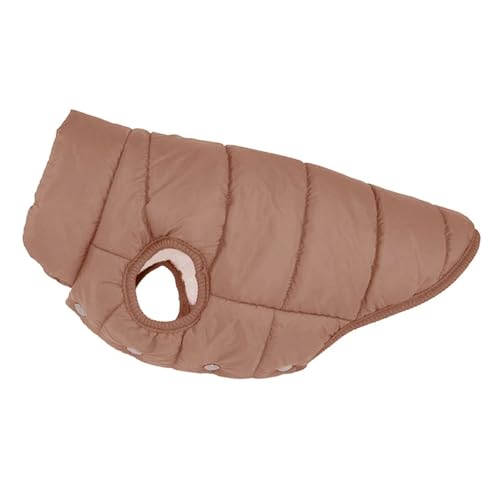 Winter Mit Wolle Baumwollfutter Kaltdicht Warm Hundeshundhund Im Freien wasserdichte Chihuahua Bulldog Welpe Kleidung Mantel,Kaffee,S von HAQEPO