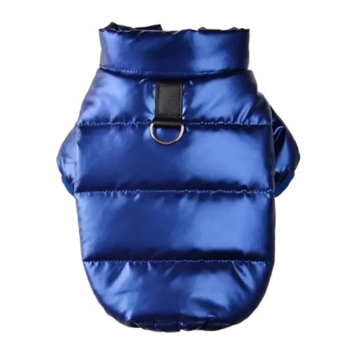 wasserdichte Helle Farbe PU Leder Hunde Baumwolljacke Winter Warmer Chihuahua Shiba Inu Yorkshire Terrier Mops Mantel,Blau,M wasserdichte Helle Farbe PU Leder Hunde Baumwolljacke Winter Warmer Chihuahua Shiba Inu Yorkshire Terrier Mops Mantel,Blau,M von HAQEPO