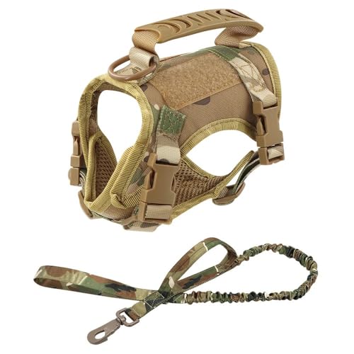 with Control Handle Soft Comfort Breathable Mesh Adjustable Nylon Dog Harness for Yorkshire Terrier Schnauzer Pug,EIN Satz von HAQEPO