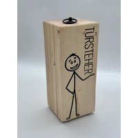 Türstopper Aus Altholzbalken von HARAholzWOODART