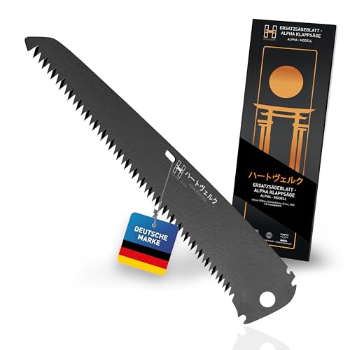 Hardtwerk® Ersatzsägeblatt 210mm für Japansäge ALPHA - Feinsägeblatt aus SK5 Karbonstahl für Astsägen von HARDTWERK
