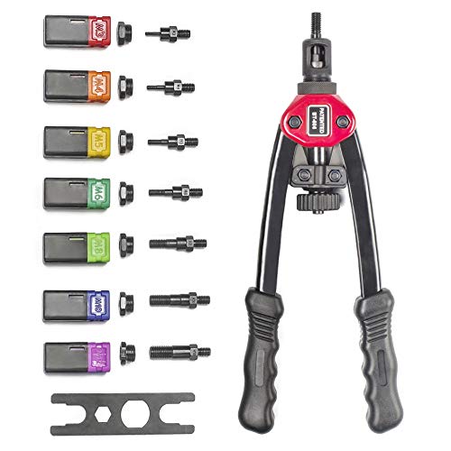 Blindnietmutter Pistole Nietmutter Werkzeug Hand Innenmutter Werkzeug Manuelle Dorne M3 M4 M5 M6 M8 M10 M12 von HARDWARE WORLD