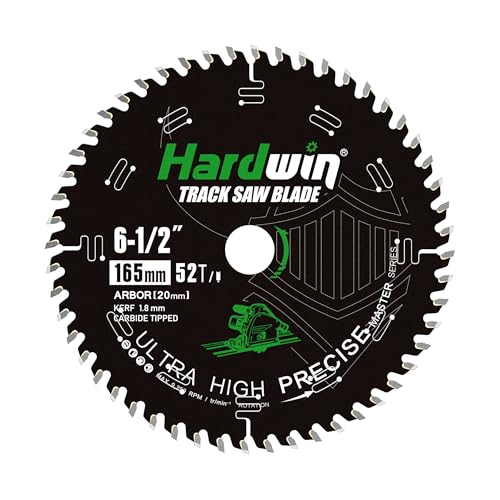 HARDWIN 165x20mm Hochwertiges Kreissägeblatt aus Hartmetall (52Z) – Für präzise Holzschnitte – Kompatibel mit Makita SP6000J1/DHS680Z & Bosch GKT 55 GCE HARDWIN 165x20mm Hochwertiges Kreissägeblatt aus Hartmetall (52Z) – Für präzise Holzschnitte – Kompatibel mit Makita SP6000J1/DHS680Z & Bosch GKT 55 GCE von HARDWIN