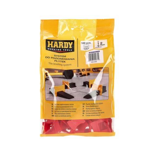 HARDY WORKING TOOLS Fugenclips 2 mm 100 Stück Beutel von HARDY WORKING TOOLS