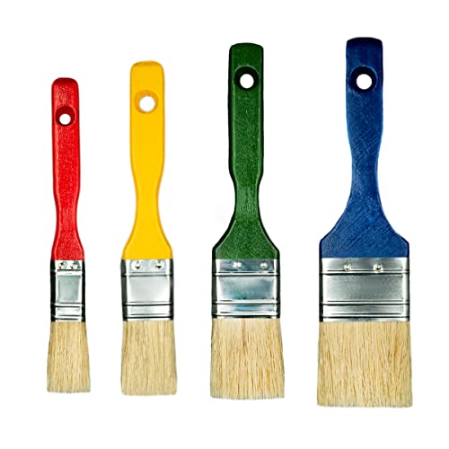 Hardy 4er Set Pinsel 20 mm 30 mm 40 mm 50 mm Serie 23 zum Lackieren mit jeder Farbe Präzise Deckkraft Mischung aus Synthetik- und Naturborsten Profilierter Rutschfester Griff Hardy 4er Set Pinsel 20 mm 30 mm 40 mm 50 mm Serie 23 zum Lackieren mit jeder Farbe Präzise Deckkraft Mischung aus Synthetik- und Naturborsten Profilierter Rutschfester Griff von HARDY WORKING TOOLS