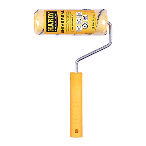 HARDY WORKING TOOLS Maler Set, Farbrolle und Farbwalze aus Polyester, Florhöhe 13mm, Länge 18cm, Durchmesse 48mm, schwarz-gelb, A0180-531000 HARDY WORKING TOOLS Maler Set, Farbrolle und Farbwalze aus Polyester, Florhöhe 13mm, Länge 18cm, Durchmesse 48mm, schwarz-gelb, A0180-531000 von HARDY WORKING TOOLS