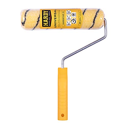 HARDY WORKING TOOLS Maler Set, Farbrolle und Farbwalze aus Polyester, Florhöhe 13mm, Länge 25cm, Durchmesse 48mm, schwarz-gelb, A0180-519000 HARDY WORKING TOOLS Maler Set, Farbrolle und Farbwalze aus Polyester, Florhöhe 13mm, Länge 25cm, Durchmesse 48mm, schwarz-gelb, A0180-519000 von HARDY WORKING TOOLS