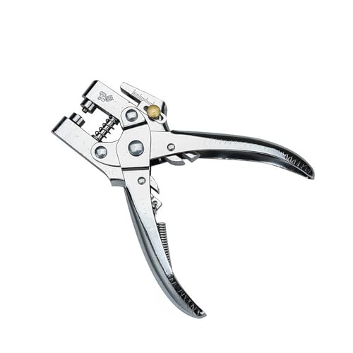 HARDZTOOL Ösenlochzange, Nietensetzzange, Gürtellochzange, Metallösen-Set, Metallösen-Setzwerkzeug für Kunststoffplatten, Papierkarten, Leder und Kunststoff von HARDZTOOL