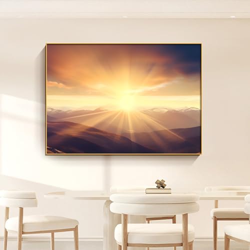 Dekorative Abdeckung Schalttafeln, Stromkasten Dekor Landschaftsmalerei, Flip-Cover Dekoratives Bild Verteilerkastens Gemälde Ausblenden, Heimdekoration(Gold 6,50 * 40cm/19.7 * 15.7in) von HARELA